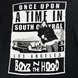 Boyz N The Hood T Shirt Mens 2XL Vintage 90s Movie Rap Tee Black Streetwear Prin